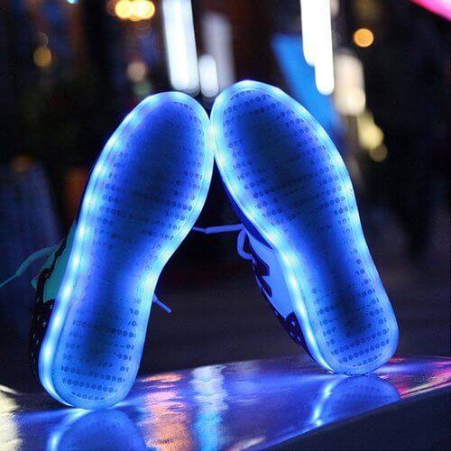 The Environmental Benefits of LED Technology in Footwear