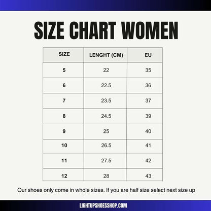 Light Up Shoes Women White Fiber Optics
